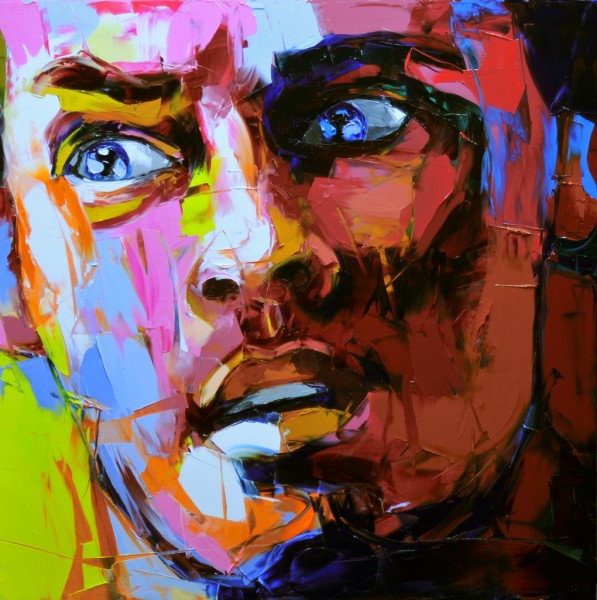 Francoise Nielly Portrait Palette Painting Expression Face035